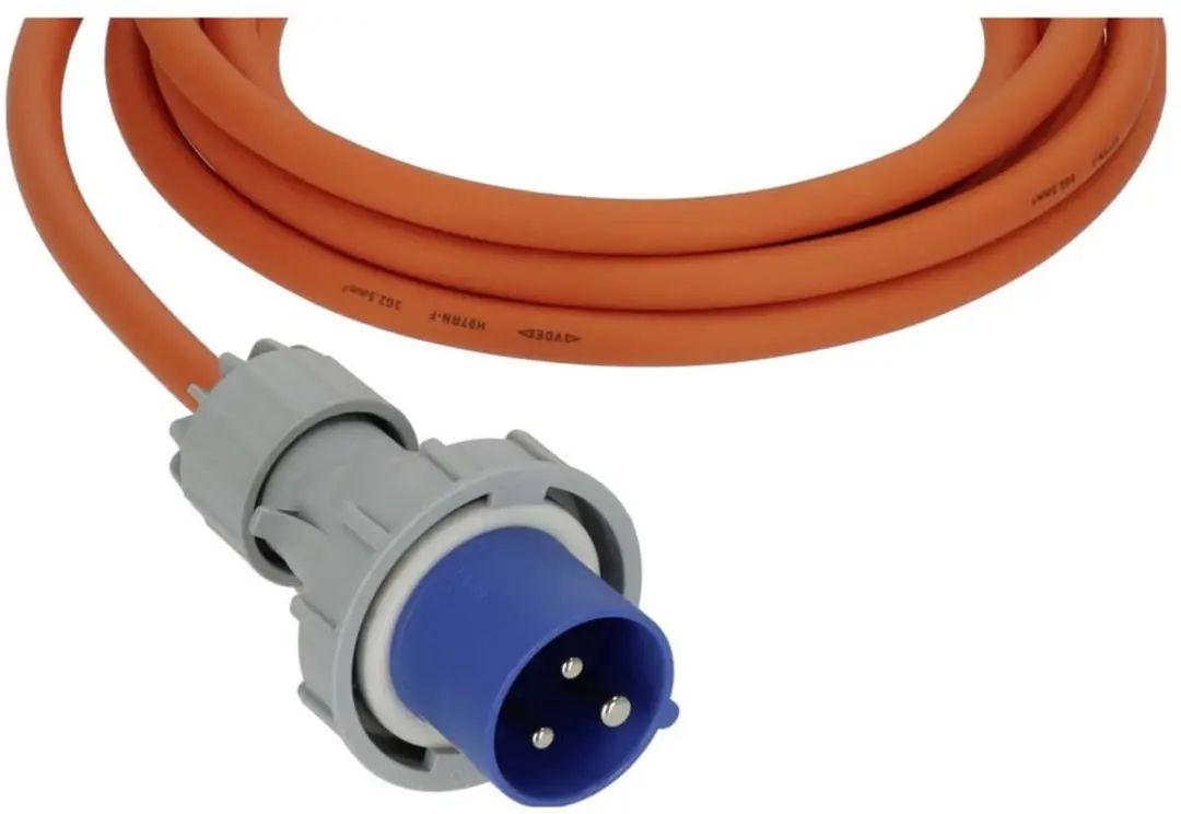 Brennenstuhl Stroom Camping-CEE-verlengkabel 2m 3G 2,5mm² - Blauw/Grijs/Oranje