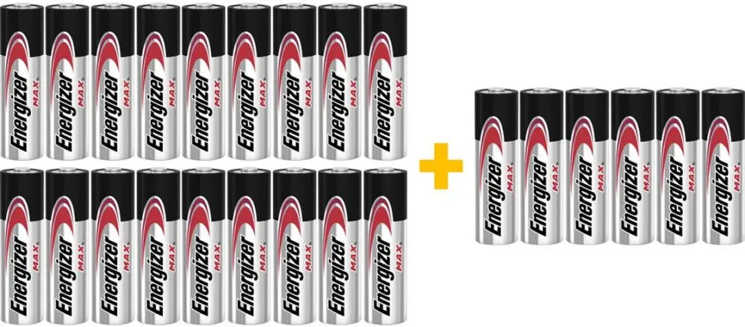 Energizer Max AA Alkaline - 24 Stuks