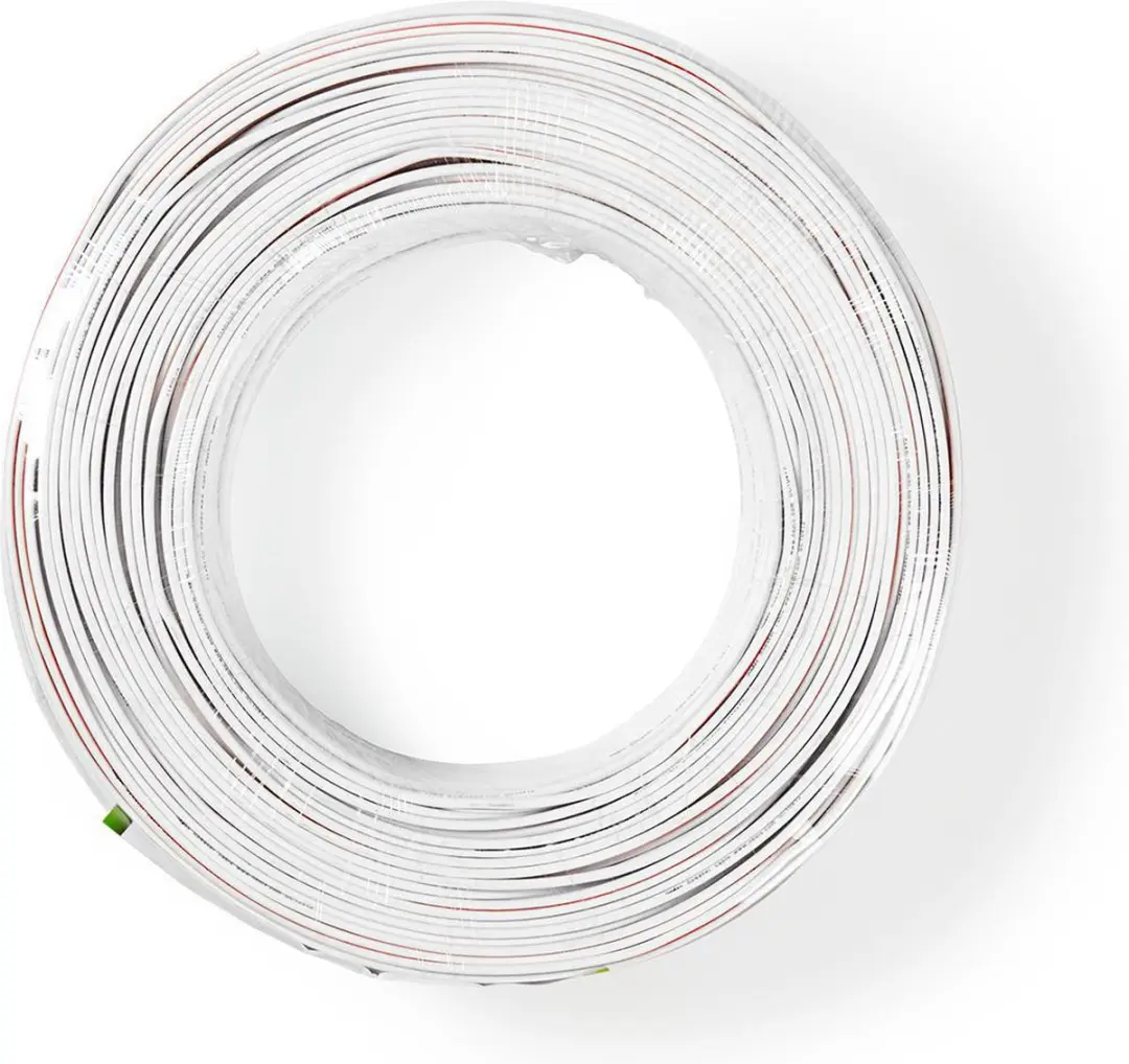 Nedis Speaker-Kabel CCA 0.75mm² 100m - Wit