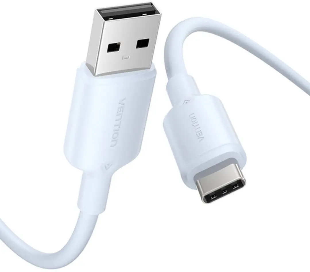 Vention USB 2.0 A naar USB-C 3A Kabel 2m - Transparant