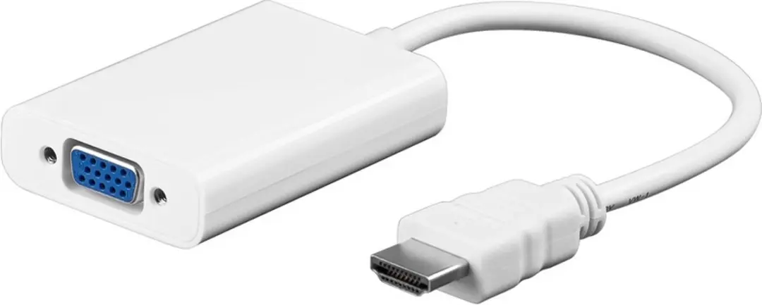 Goobay HDMI naar VGA Adapter Full HD 60Hz - 10 Stuks - Wit