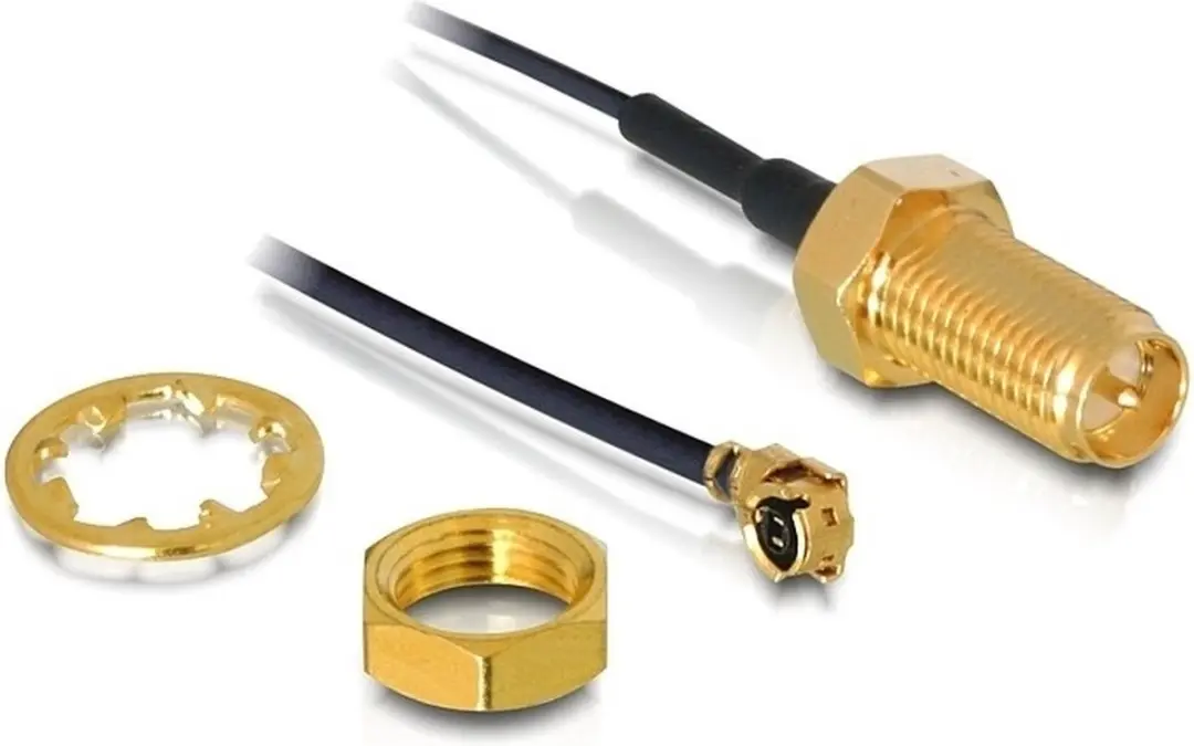 Delock WLAN naar SMA Reverse Kabel 0.35m