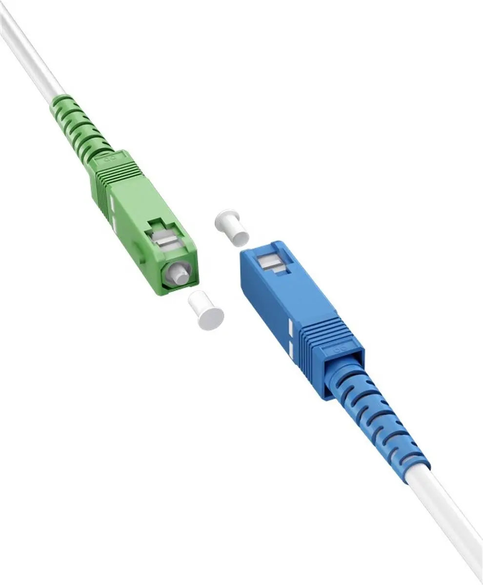 Goobay SC/APC FTTH Kabel OS2 Wit 5m - 10 Stuks