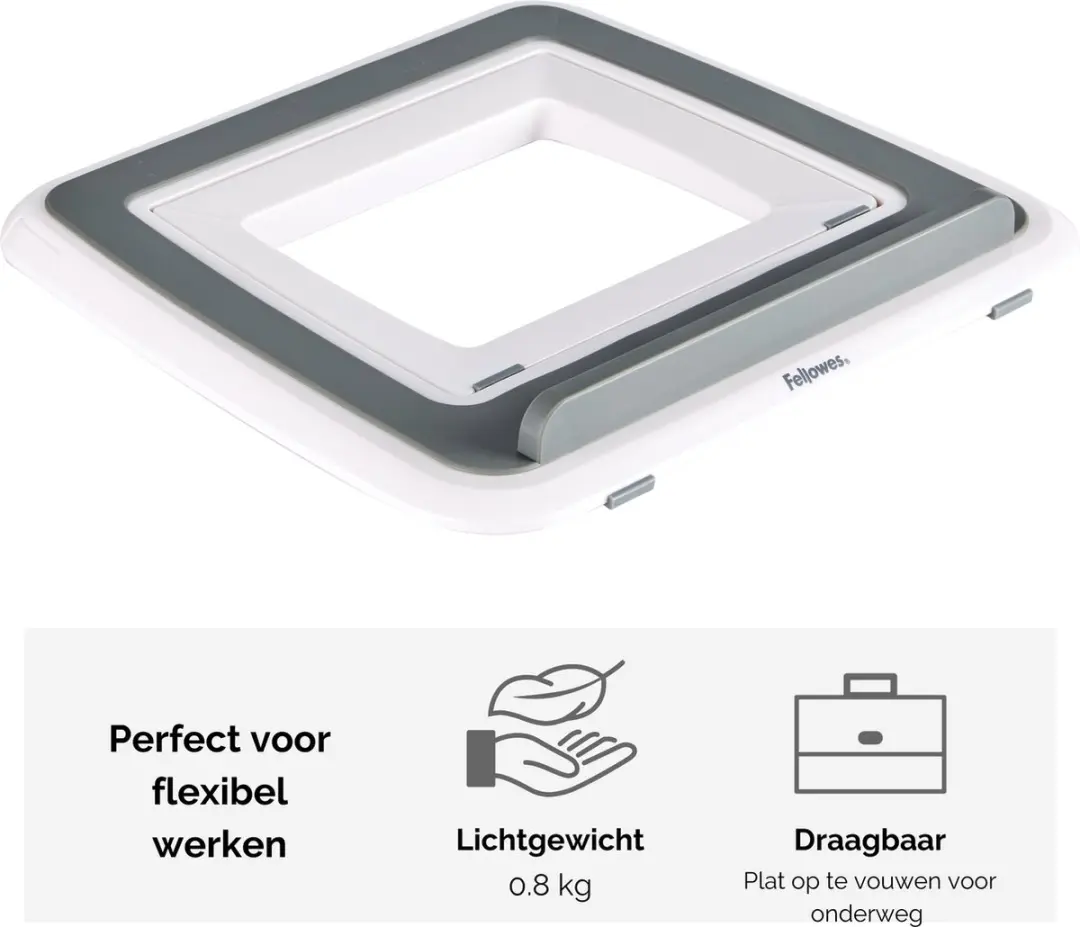 Fellowes I-Spire Quick Lift Laptopstandaard 17" - Wit
