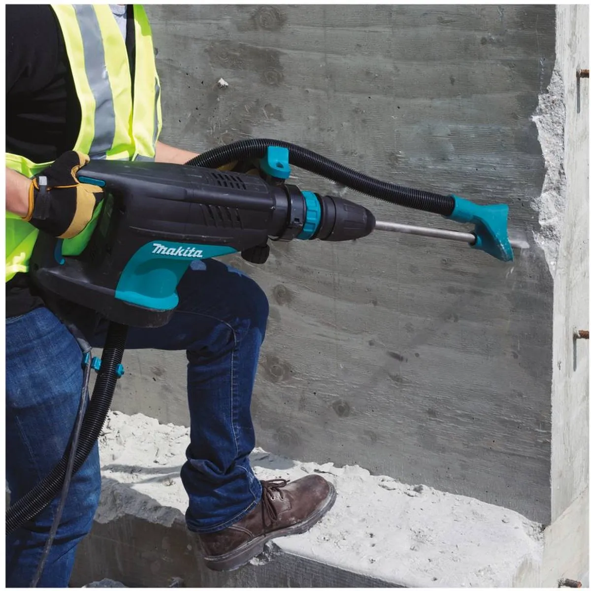 Makita 199144-2 Stofafzuigadapter Breekhamer - afbeelding 2 van 6