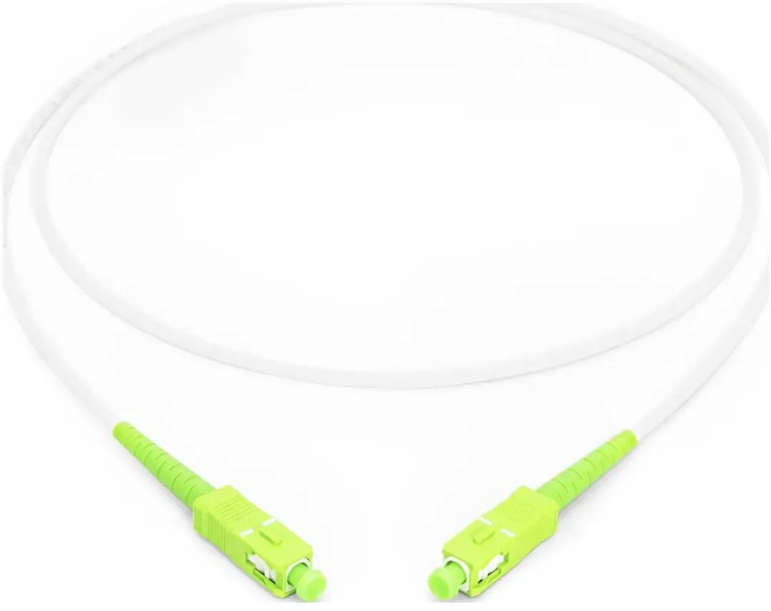 Digitus DK-2922A-10-SCA-SX Glasvezelkabel 10m - Wit/ Groen/ Limoengroen