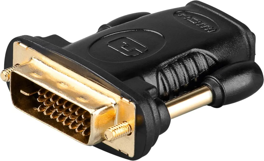 Goobay DVI naar HDMI Adapter - Zwart