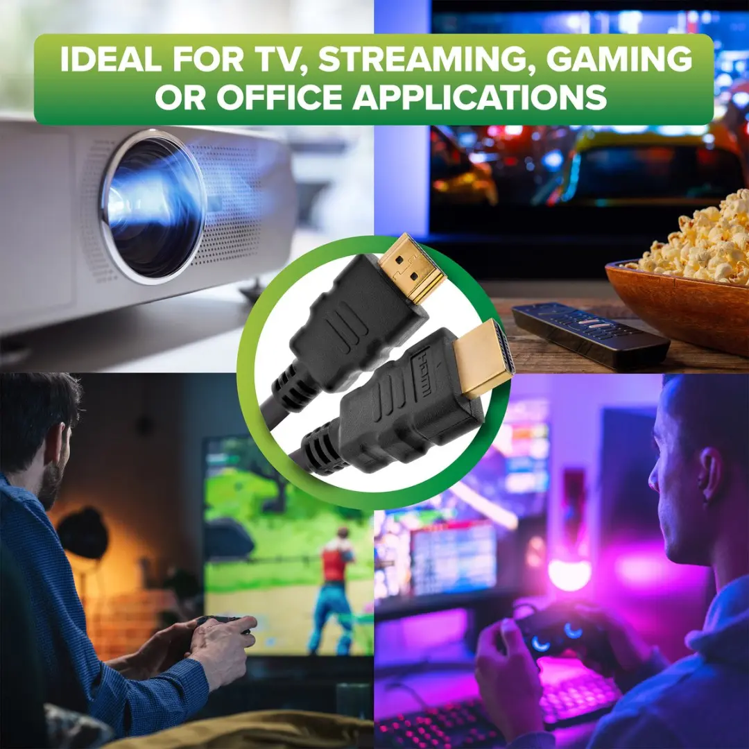 InLine HDMI High Speed Kabel met Ethernet - 10m - Zwart - afbeelding 6 van 6