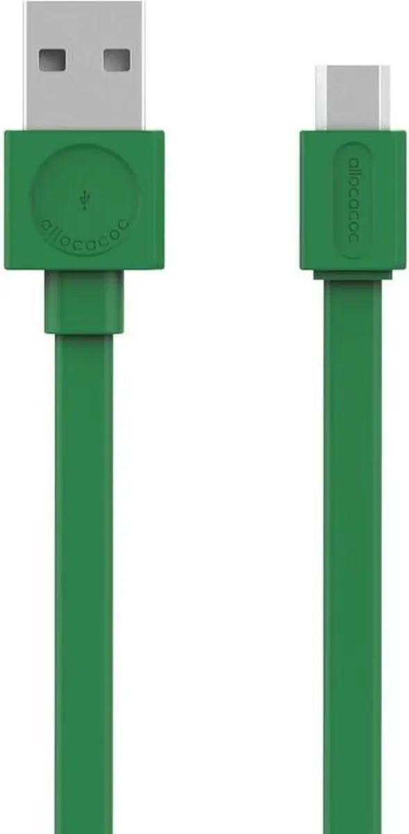 Allocacoc USB-Kabel microUSB Basic Groen 1.5m