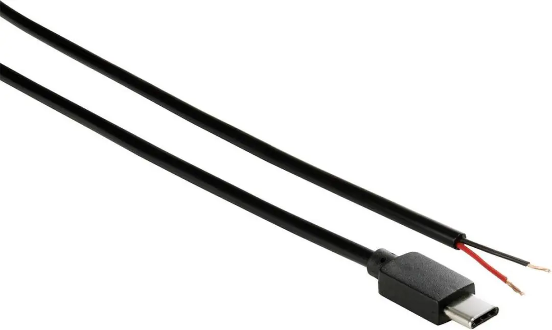 Tru Components TC-8990604 Stroomkabel Raspberry Pi USB-C - 1m - Zwart
