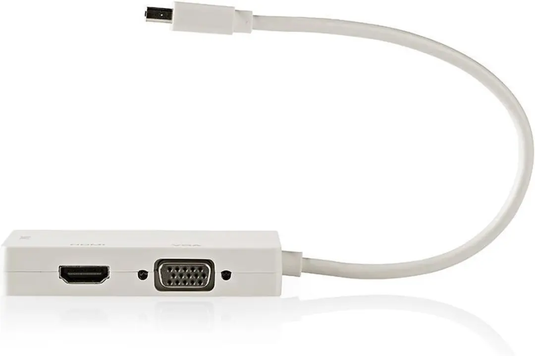 Nedis Mini DisplayPort-Kabel CCGP37465WT02 - 21.6 Gbps - Wit