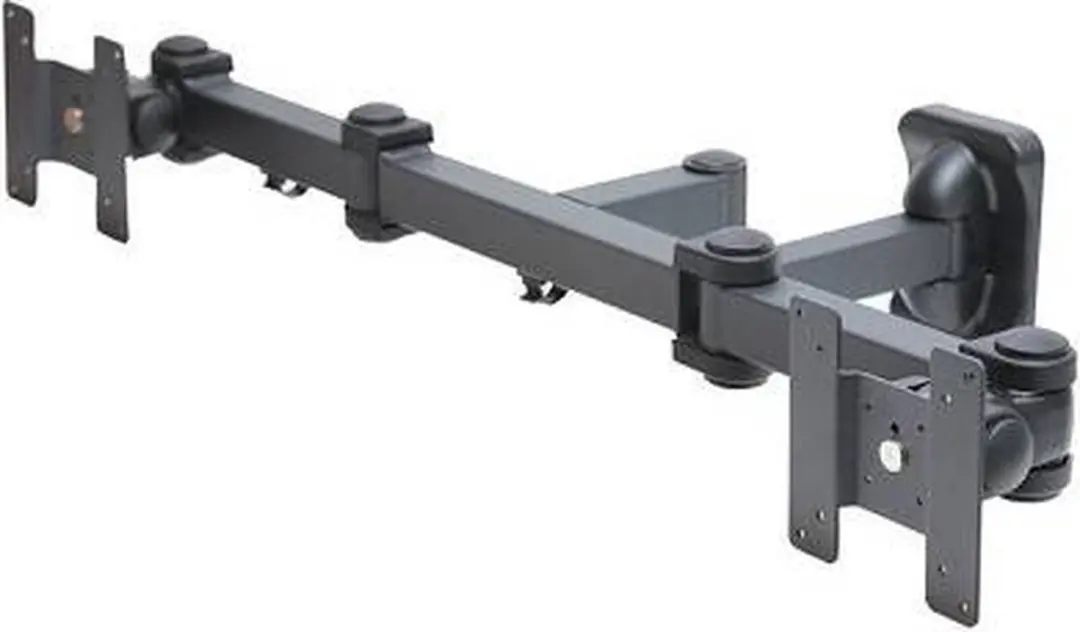 Neomounts FPMA-W960D Dual Monitorbeugel Wand - 10-27" - 2x 6kg - VESA 75x75-100x100 - Zwart