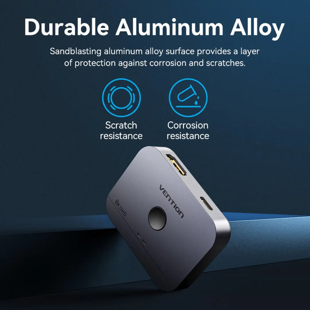 Vention AKPH0 2.1 8K Switch - Zilver