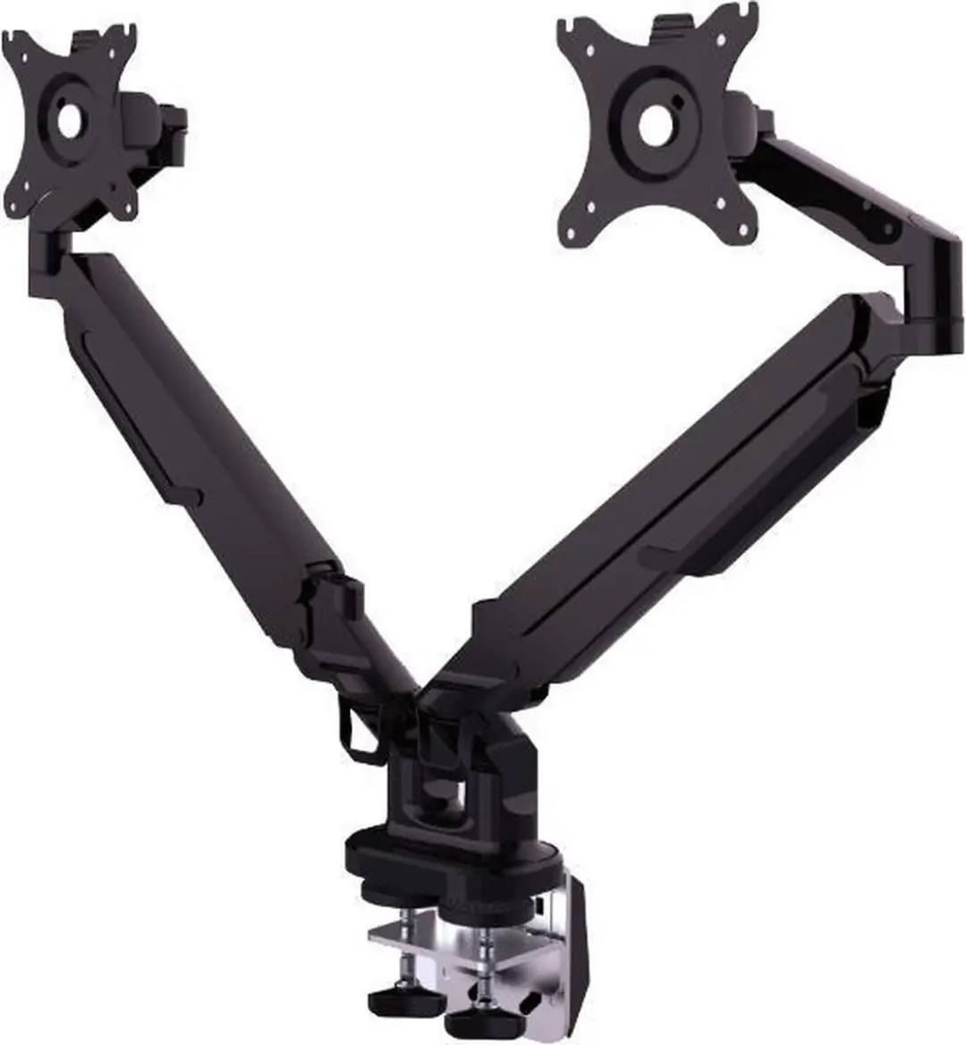 Desq Dubbele Monitorarm 1722.09 - 2 Schermen - Zwart