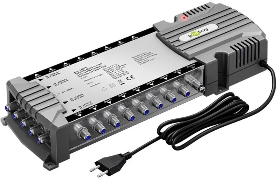 Goobay Satelliet Multiswitch 5/16