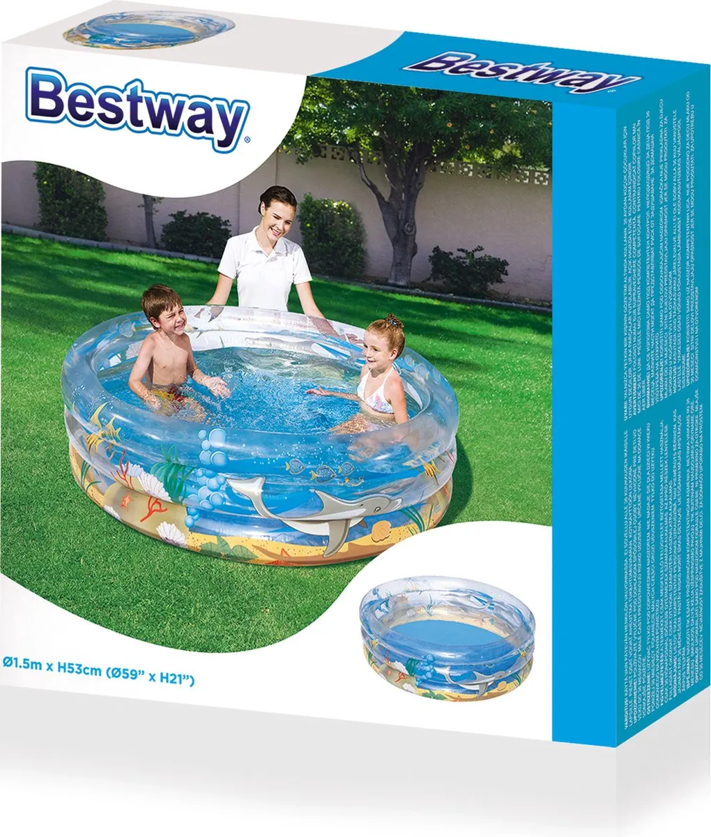 Bestway Opblaasbaar Zwembad 150x53cm - Groen - afbeelding 6 van 6