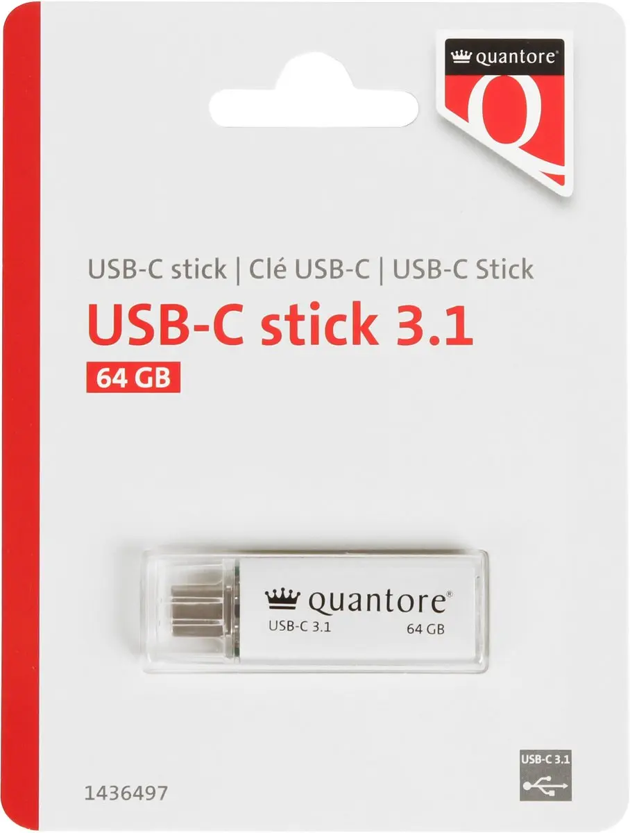 Quantore USB-C 64GB USB-Stick