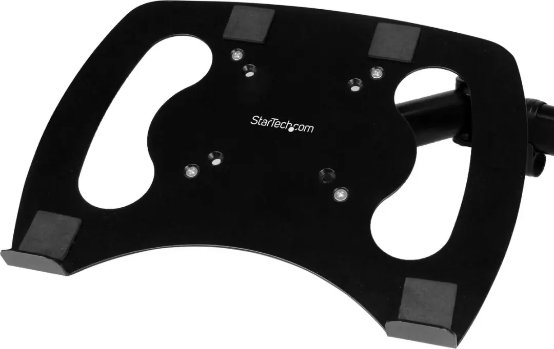 Startech ARMUNONB Monitorarm met laptopstandaard - Zwart