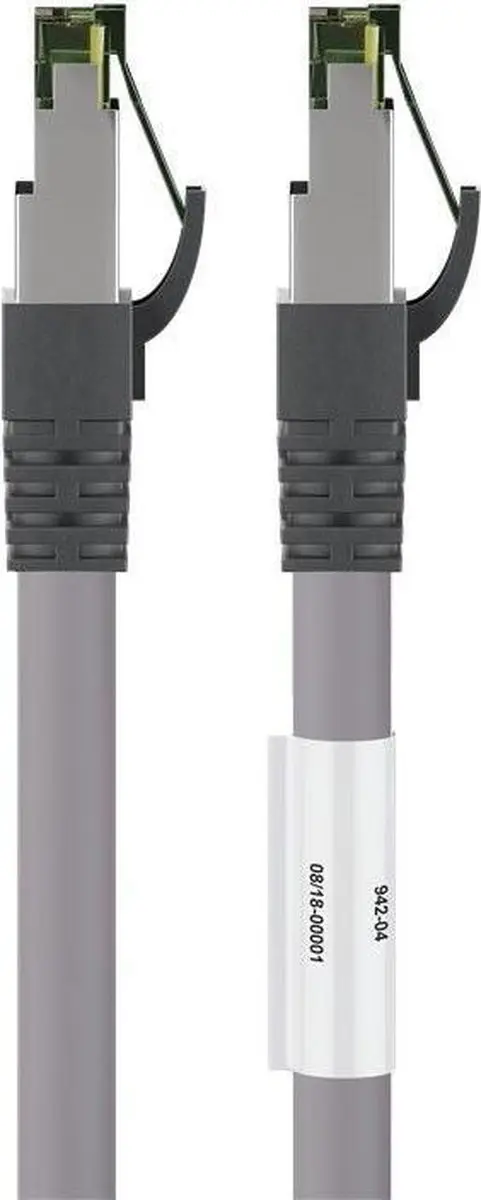 Goobay CAT8.1 Netwerkkabel S/FTP - 40Gbit - 15m - Grijs - 10 Stuks