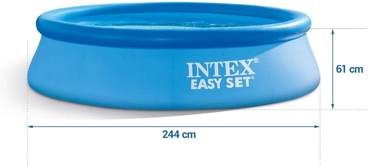 Intex Tuinuitbreidingszwembad 244x61cm Blauw - afbeelding 4 van 4