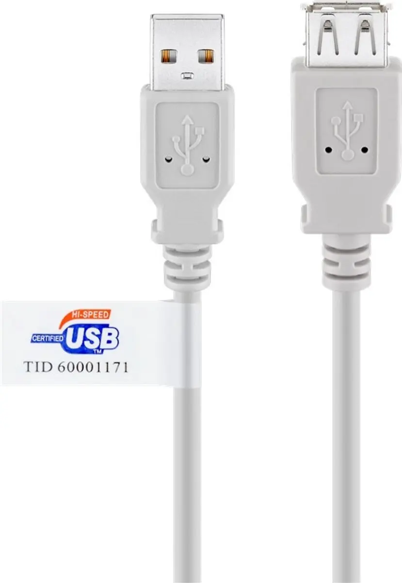 Goobay USB 2.0 Extensiekabel 5m
