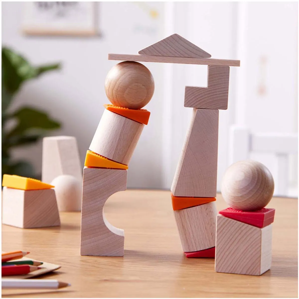 Haba 3D Compositiespel Scheve Torens 401016 - 2-4 Spelers