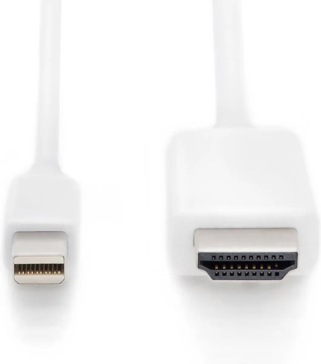 Digitus Mini DisplayPort 1.2 naar HDMI 4K Kabel 2m - Wit