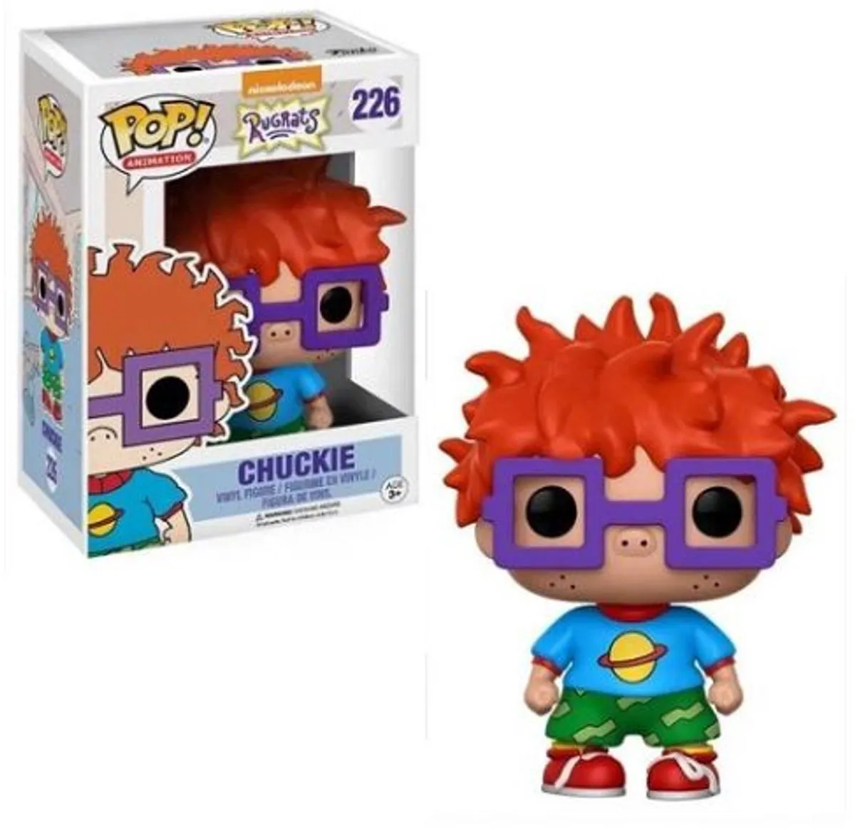 Funko POP! Chuckie Finster Rugrats Figuur 10cm - Multi - afbeelding 4 van 4