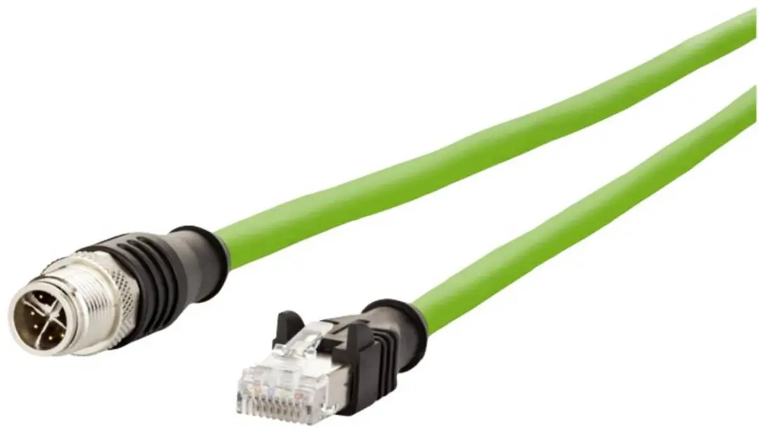 Metz Connect 142M2X15100 M12 Netwerkkabel CAT 6A S/FTP 10m