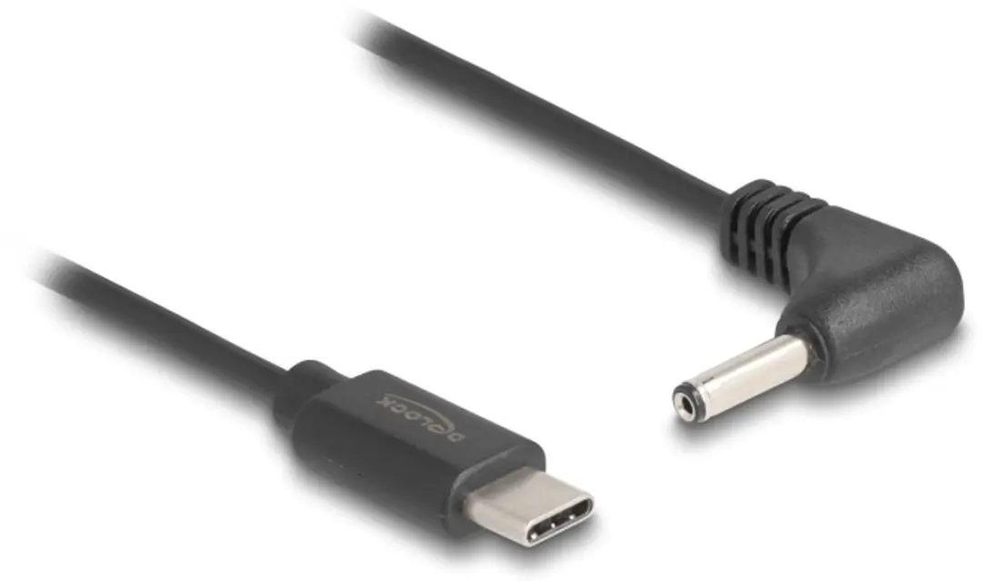 Delock USB-C DC Haakse Kabel 3,5x1,35mm 5W