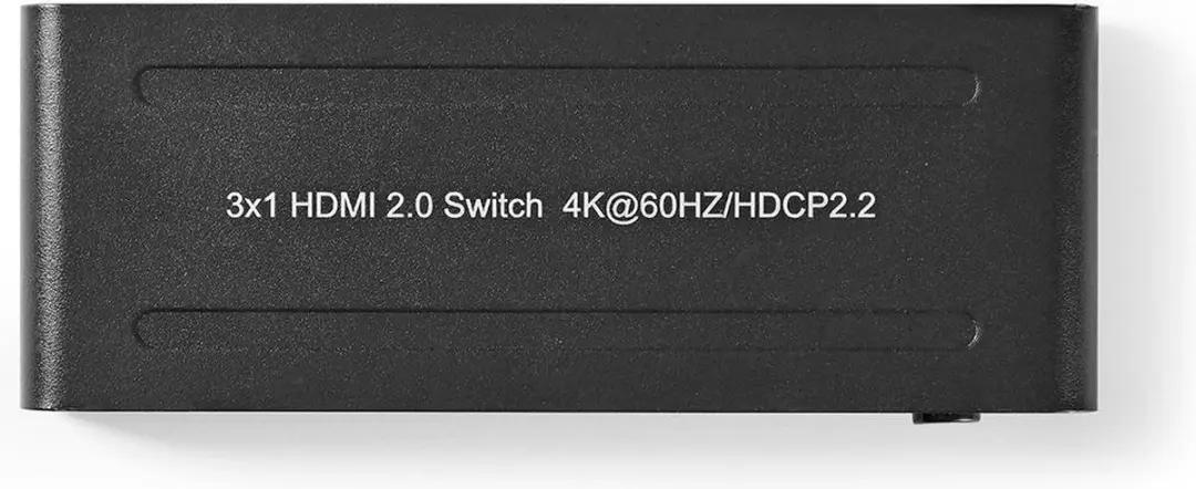 Nedis HDMI-Switch VSWI3473AT 3 Poorten - 4K@60Hz - Antraciet