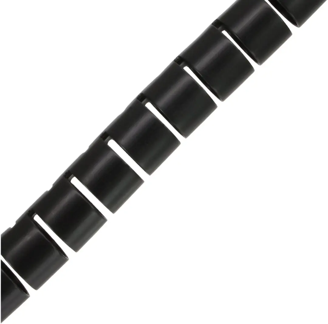 InLine Spiraalband 10m - 10mm - Zwart