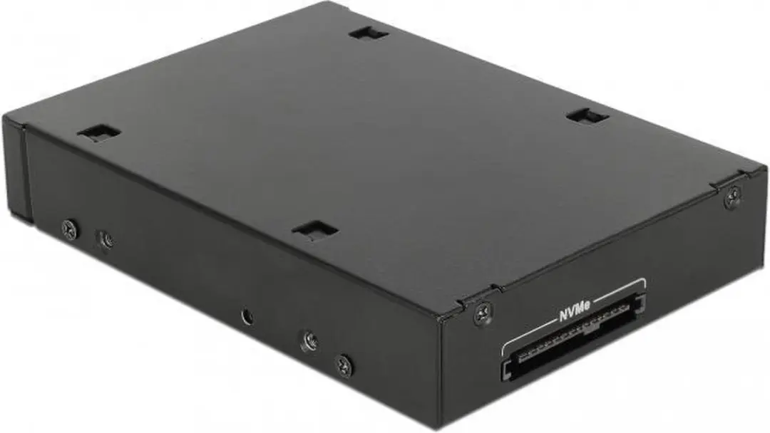 Delock 47232 3.5" Mobile Rack - U.2 NVMe/SATA/SAS SSD/HDD - Zwart
