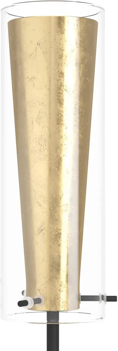 Eglo Pinto Gold Staande lamp E27 - Zwart/Goud - afbeelding 2 van 6