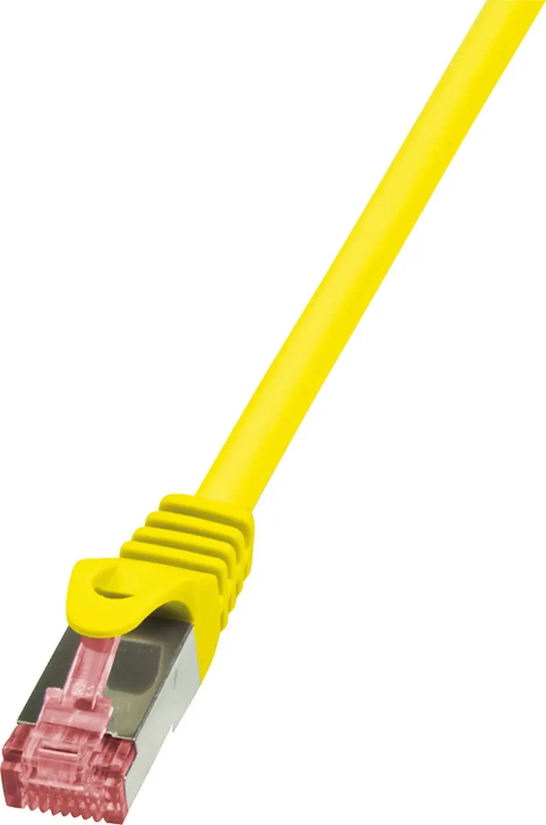 Logilink Netwerkkabel RJ45 Geel 0,25m
