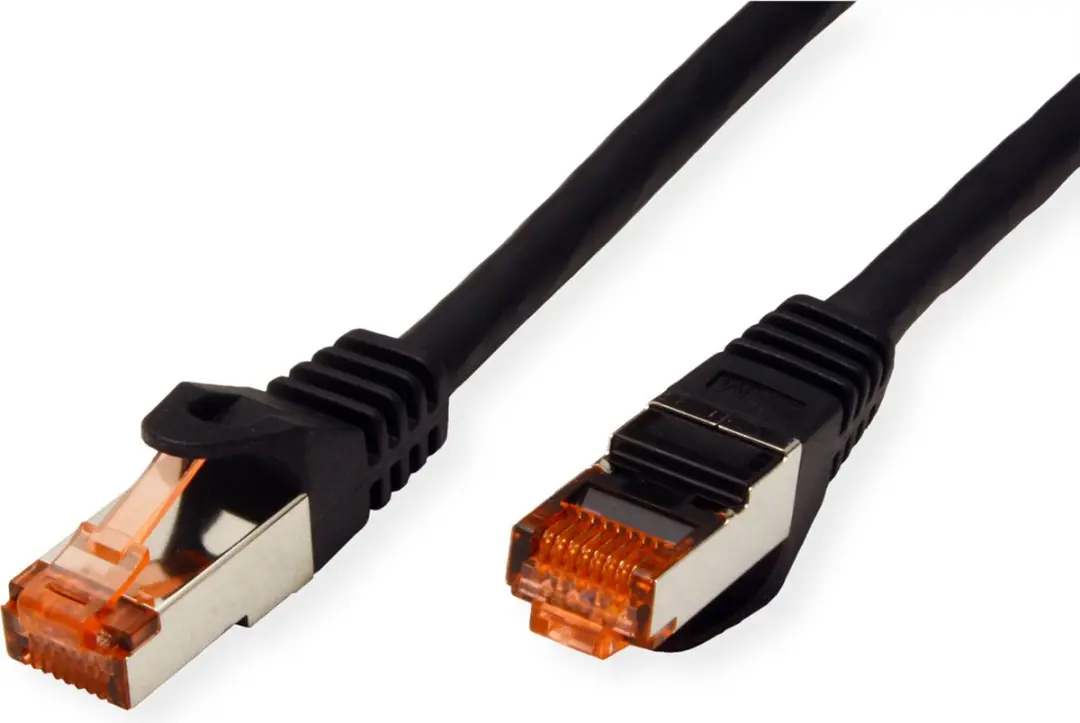 Roline Patchkabel Cat.6 S/FTP PiMF LSOH 0,3m - Zwart