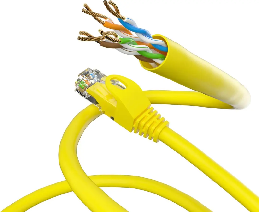 Wentronic CAT5E Netwerkkabel RJ45 - Geel 3m