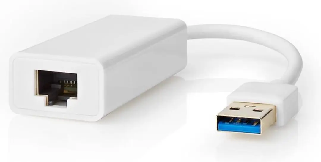 Nedis USB-A RJ45 Adapter 1Gbps 20cm - Wit