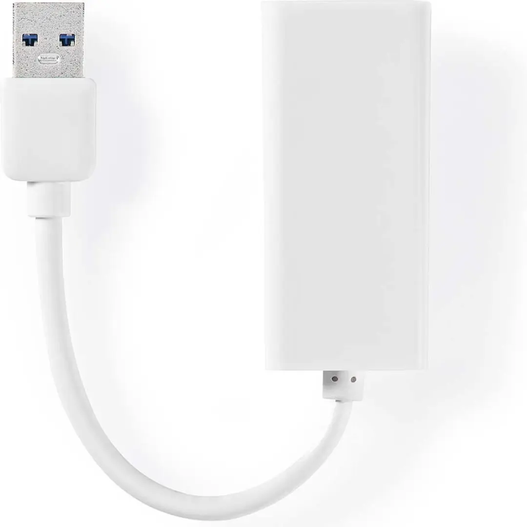 Nedis USB-A RJ45 Adapter 1Gbps 20cm - Wit