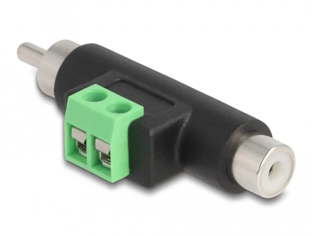 Delock RCA naar Terminal Block Adapter
