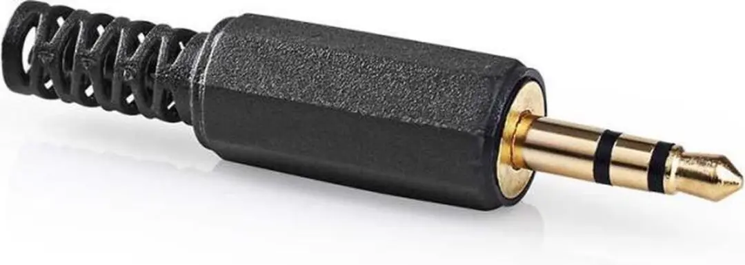Nedis 3,5mm Audioconnector CAVC22900BKG - Recht - 25 Stuks