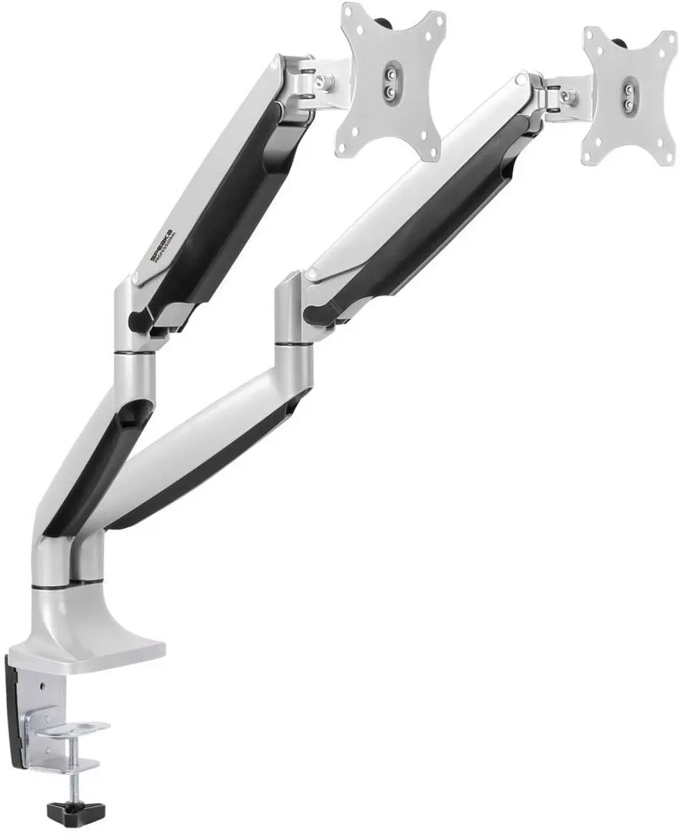 SpeaKa Professional SP-MM-930 Monitorbeugel 32 Inch - Gasdruktechniek - Zilver - afbeelding 6 van 6