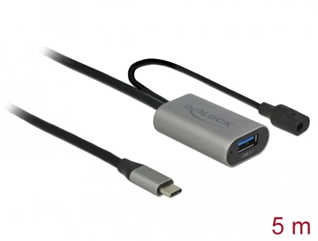 Delock USB 3.1 Gen 1 Type-C naar Type-A Kabel 5m