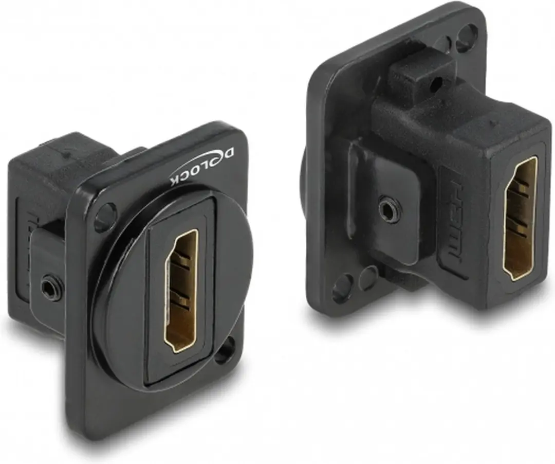 Delock HDMI2.1 D-Type Module 8K60Hz HDR - Zwart