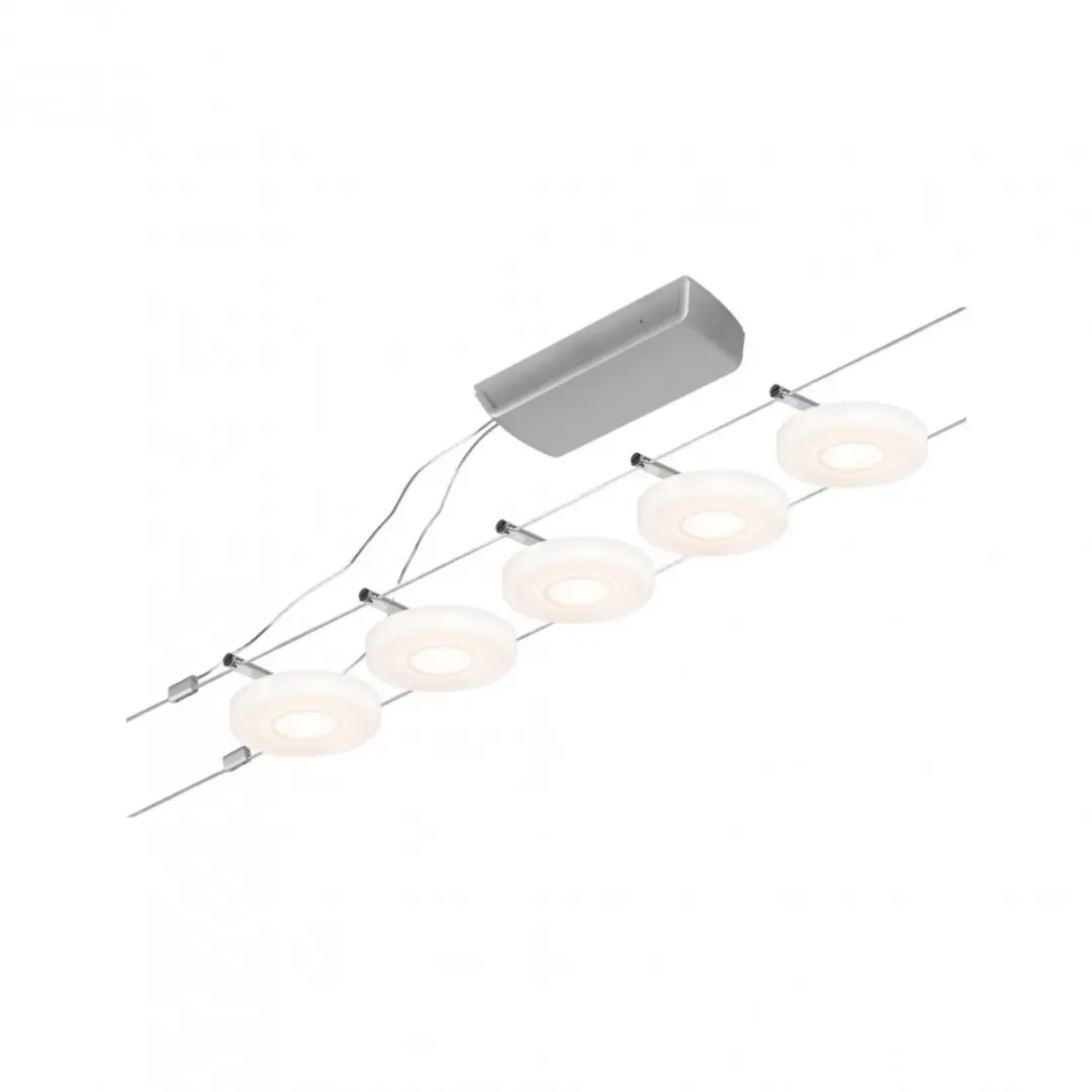 Paulmann 94426 Kabelsysteem LED - 5 Stuks - Chroom - afbeelding 6 van 6