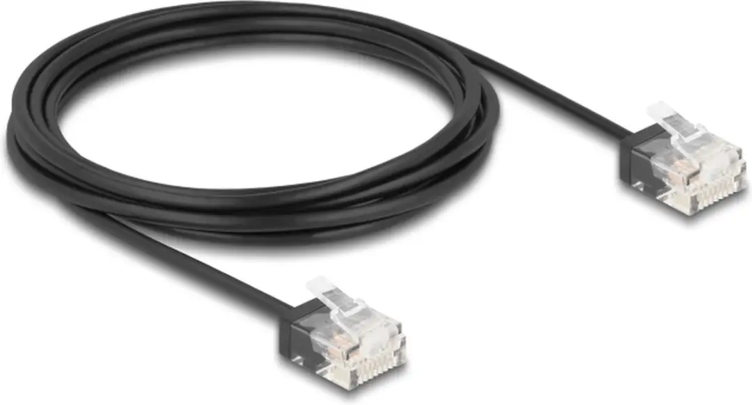 Delock Cat.6 UTP Netwerkkabel 3m - Zwart