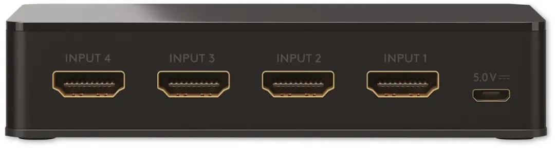 Goobay HDMI Schakelaar 4 naar 1 4K60Hz HDR - Zwart