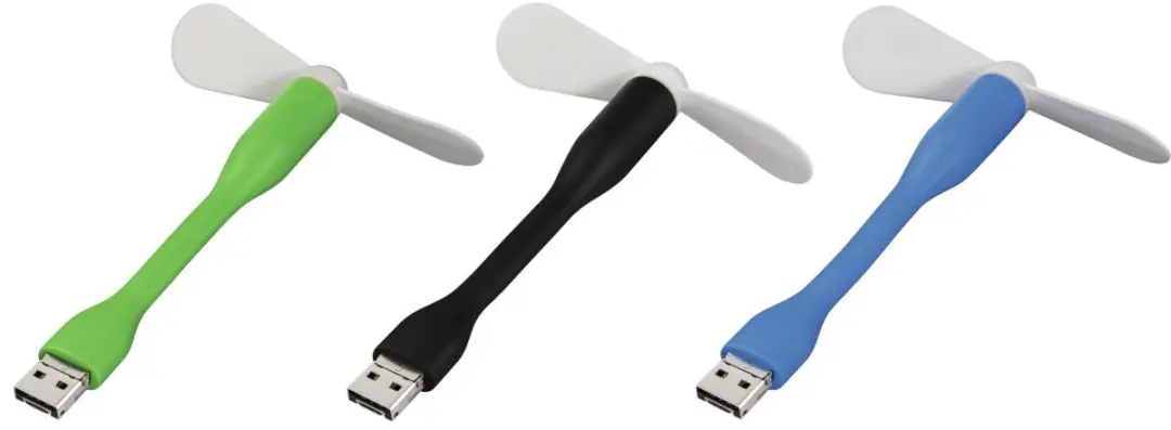 Hama USB-mini-ventilator met 2in1 stekker