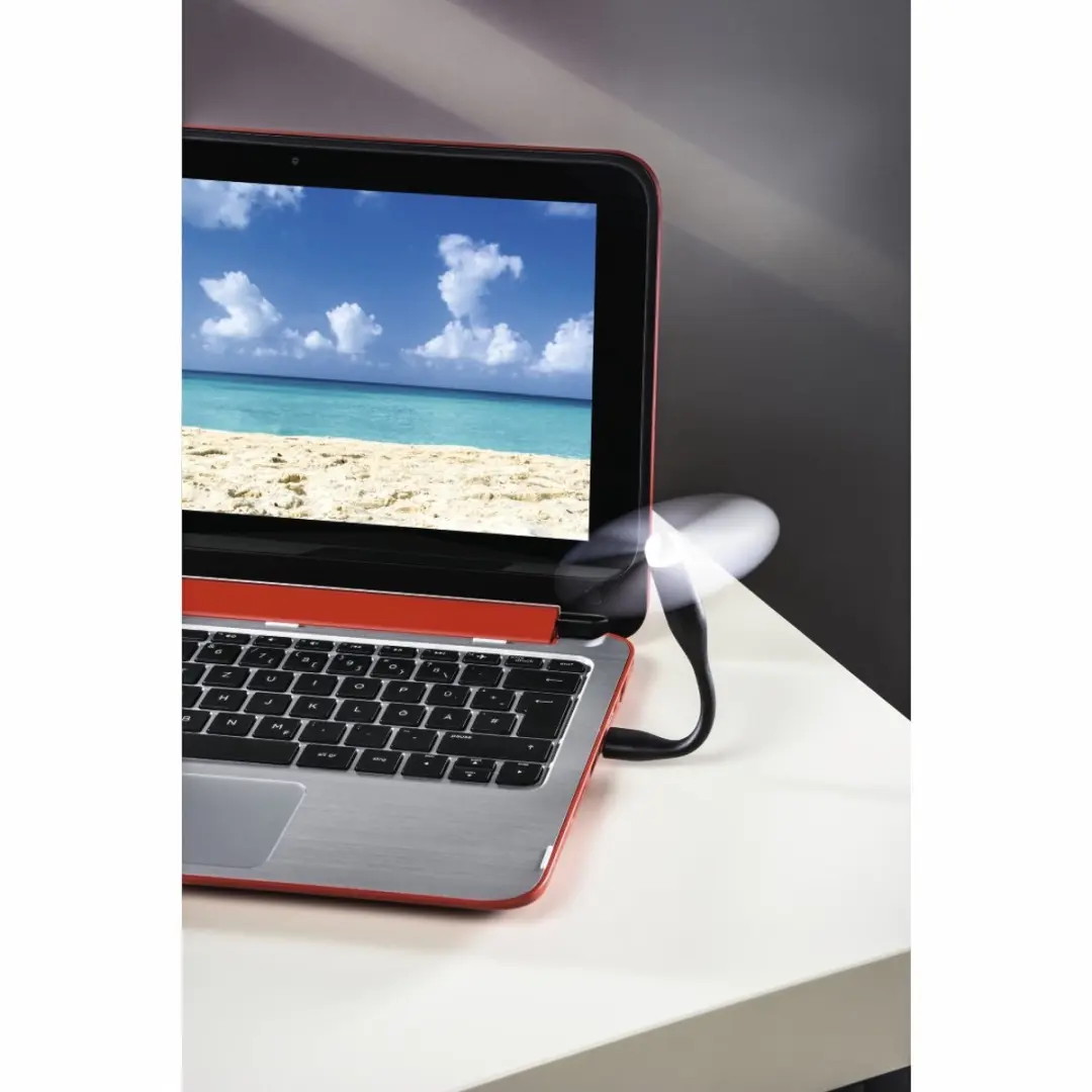 Hama USB-mini-ventilator met 2in1 stekker