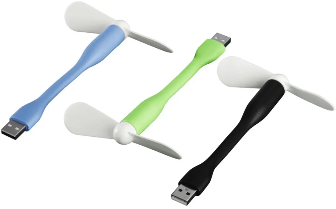 Hama USB-mini-ventilator met 2in1 stekker